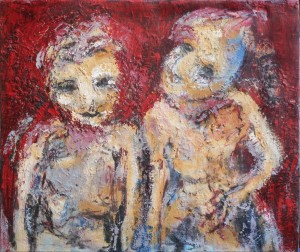 Olivier-Ognibene-Deux-(huile sur toile)