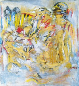 Olivier-Ognibene-La-plage-(cire sur papier)